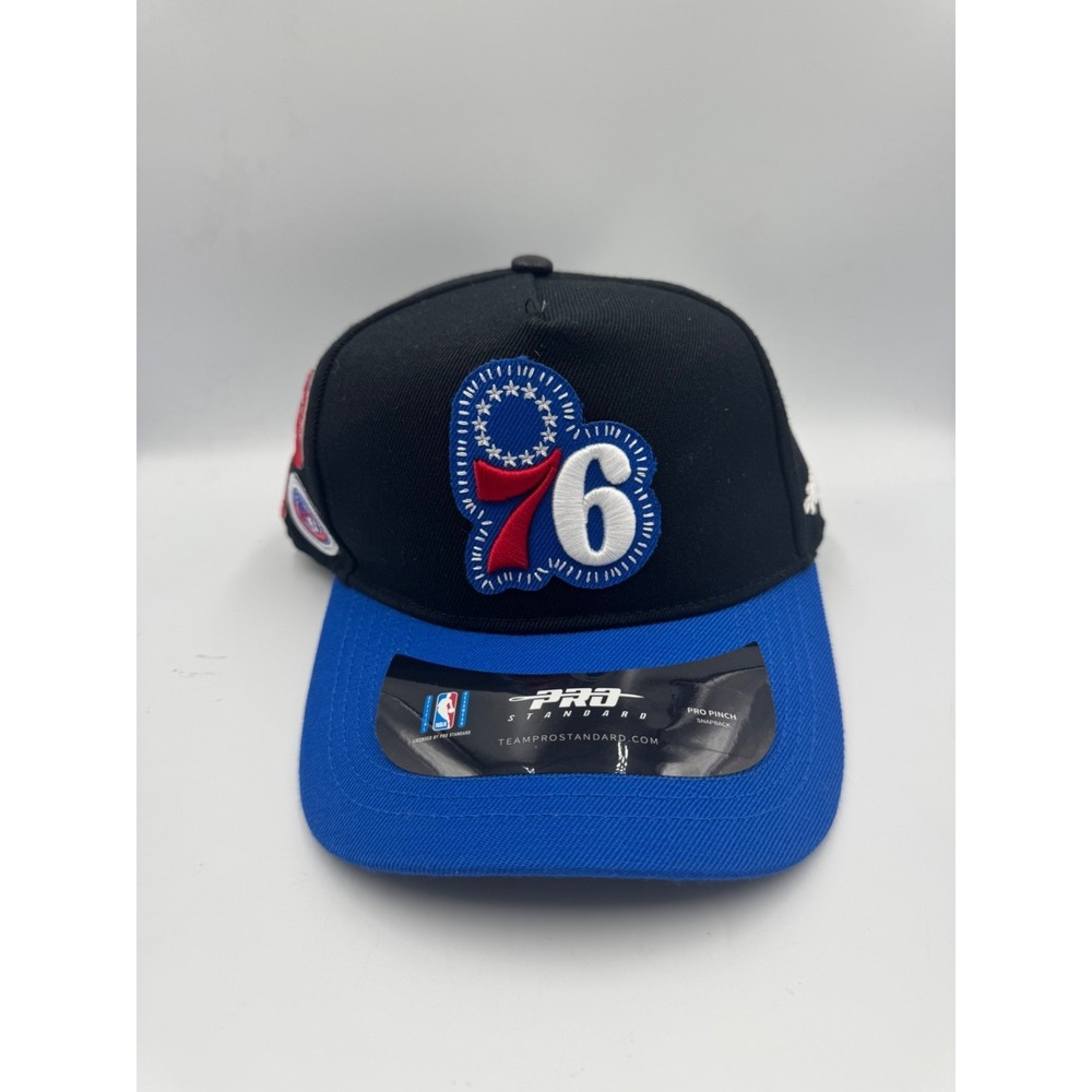 NWT Pro Standard Philadelphia 76ers Adjustable Snapback Baseball Hat Men‎ Black